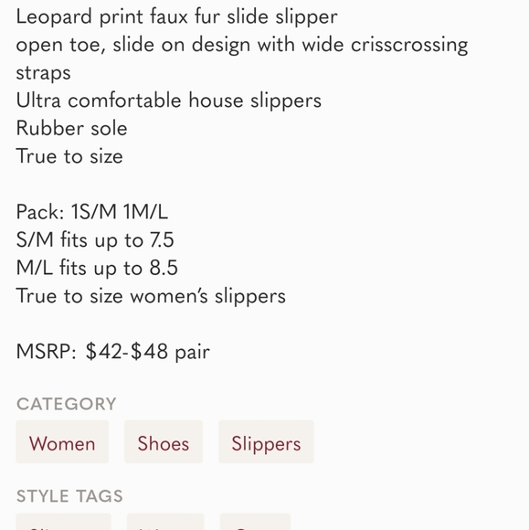 Leopard and pink open-toe fuzzy slippers - Picture 11 of 11